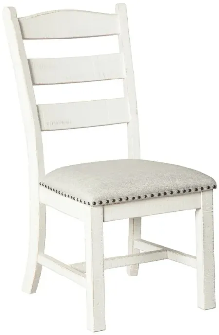 Valebeck Dining Chair: Set of 2 in Beige/White by Ashley Furniture