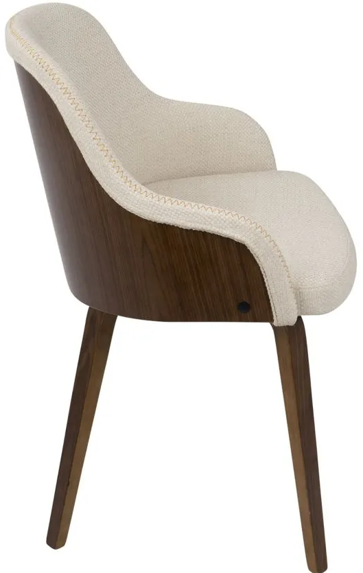 Bacci Chair in Cream by Lumisource