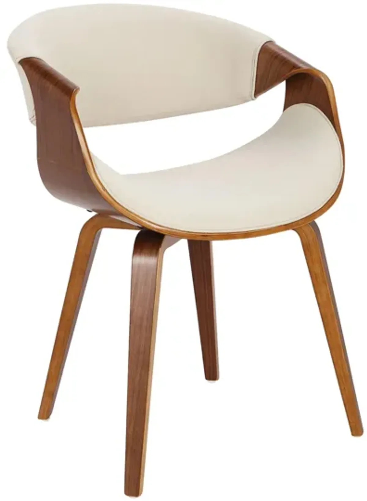 Curvo Chair in Cream by Lumisource