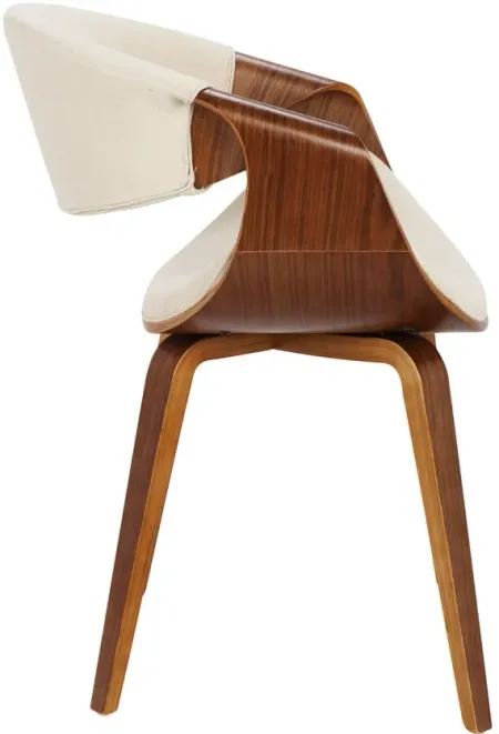 Curvo Chair in Cream by Lumisource