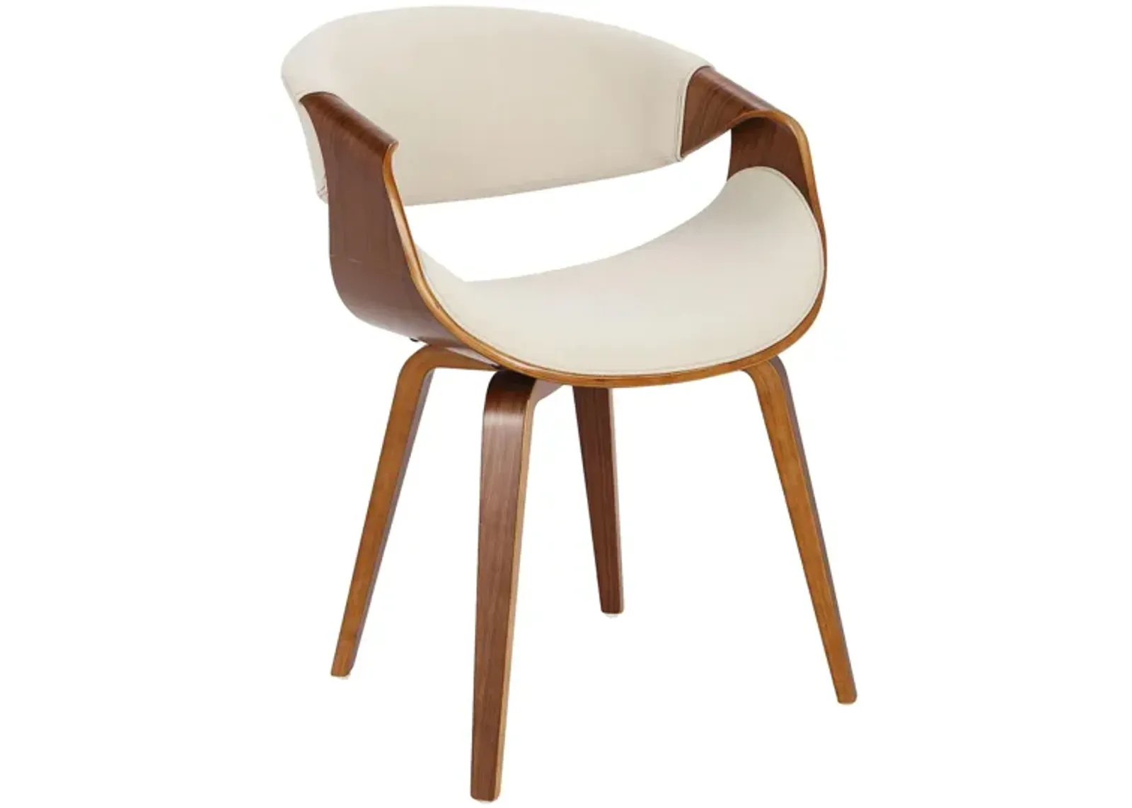 Curvo Chair in Cream by Lumisource