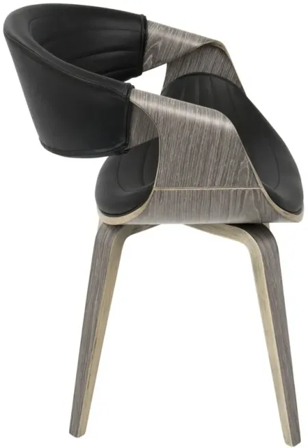 Symphony Dining Chair in Black by Lumisource