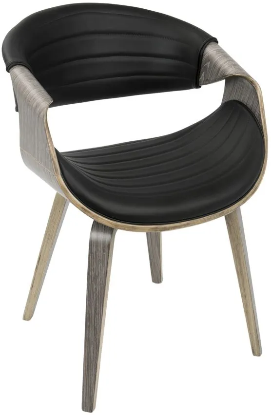 Symphony Dining Chair in Black by Lumisource