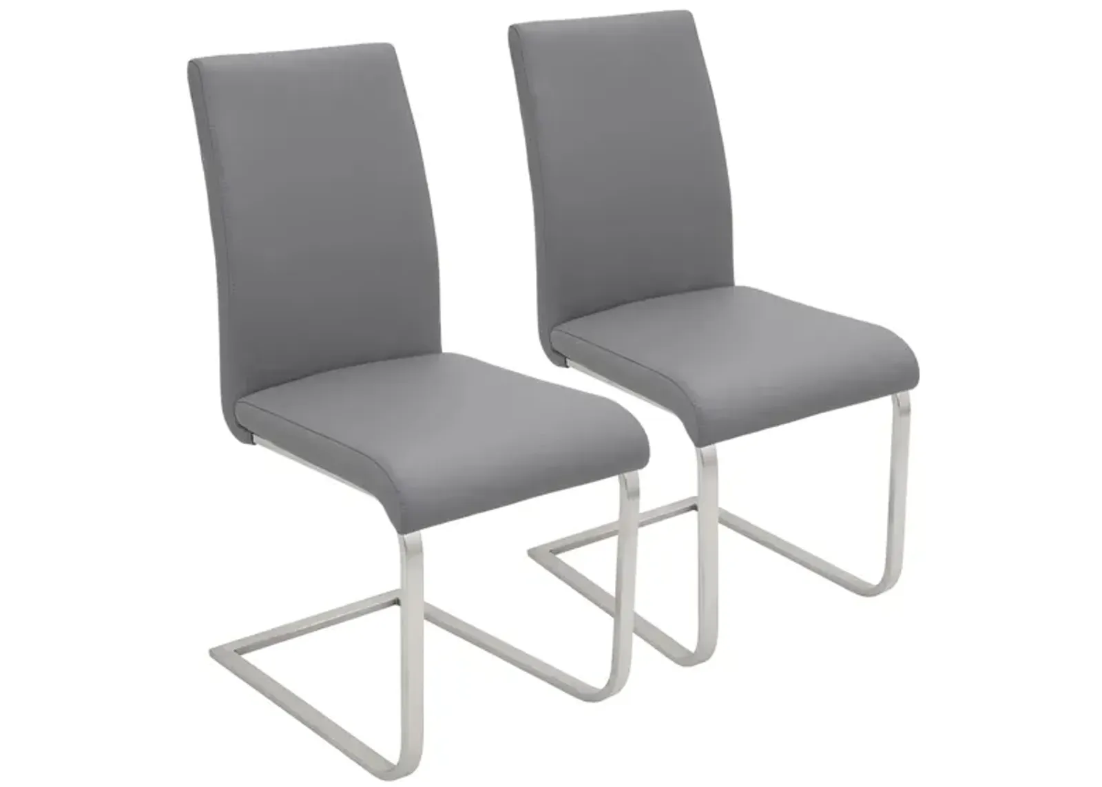 Foster Dining Chair - Set of 2 in Grey by Lumisource