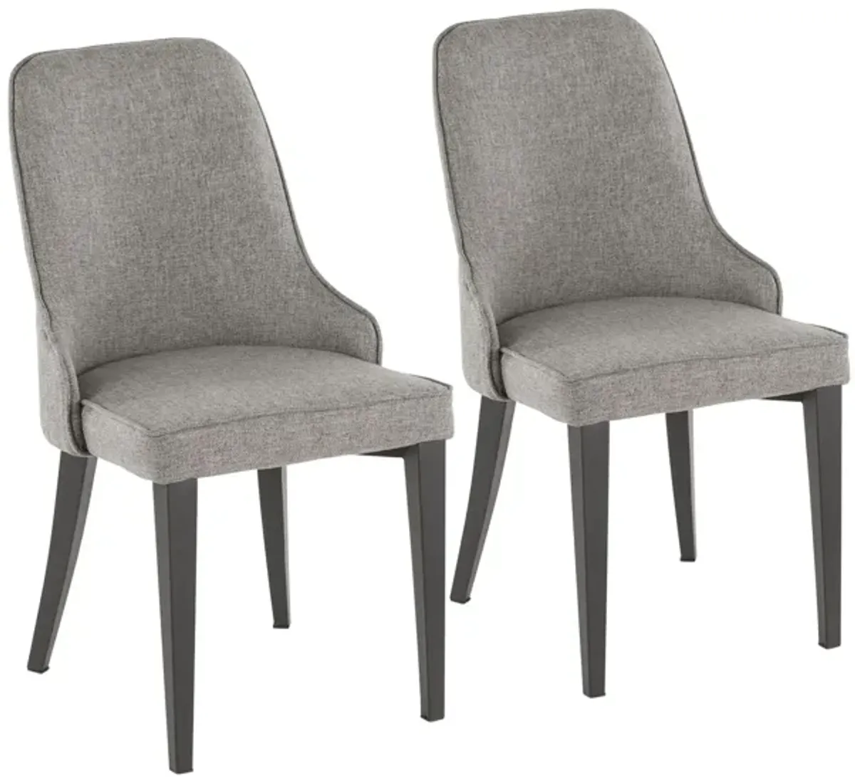 Nueva Chair - Set of 2 in Gray by Lumisource