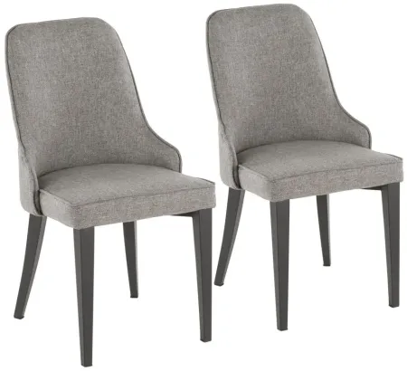 Nueva Chair - Set of 2 in Gray by Lumisource