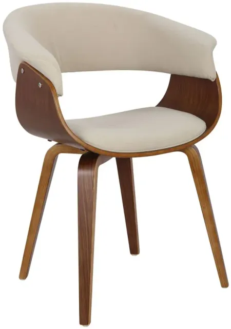 Vintage Mod Chair in Cream by Lumisource