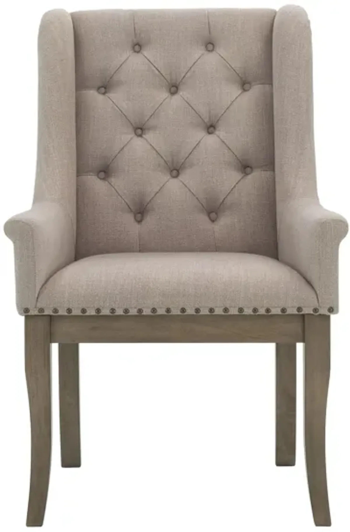 Lorient Dining Armchair in Gray Cashmere by Homelegance