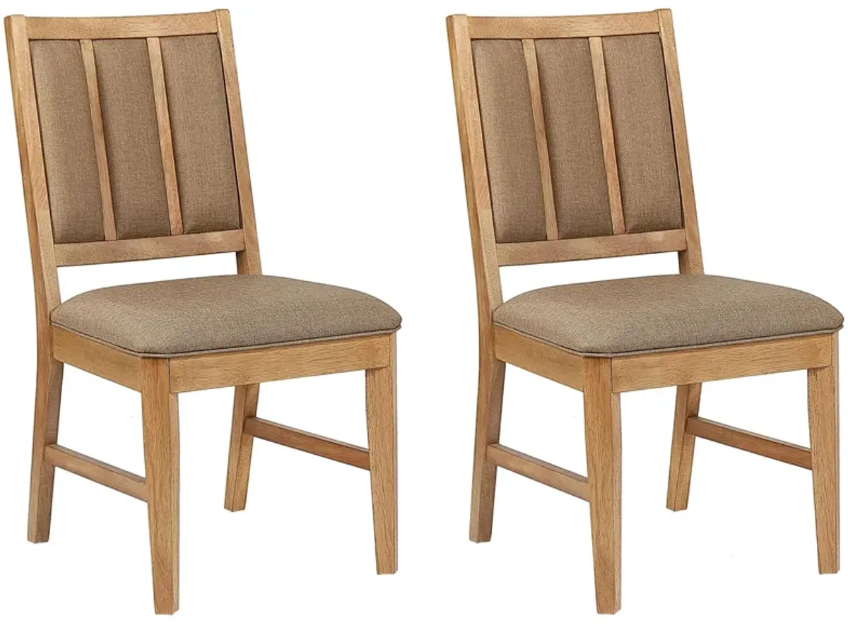 Logans Edge High Back Side Chair Set of 2