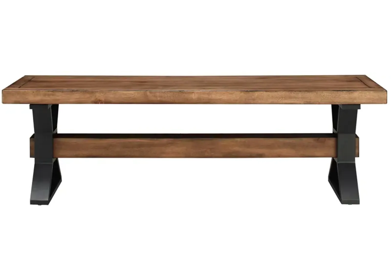 Bay Ridge Bench in Oak Light by Davis Intl.