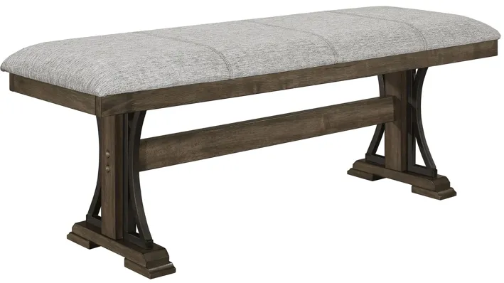 Carlson Dining Bench in Brownish Khaki by Crown Mark