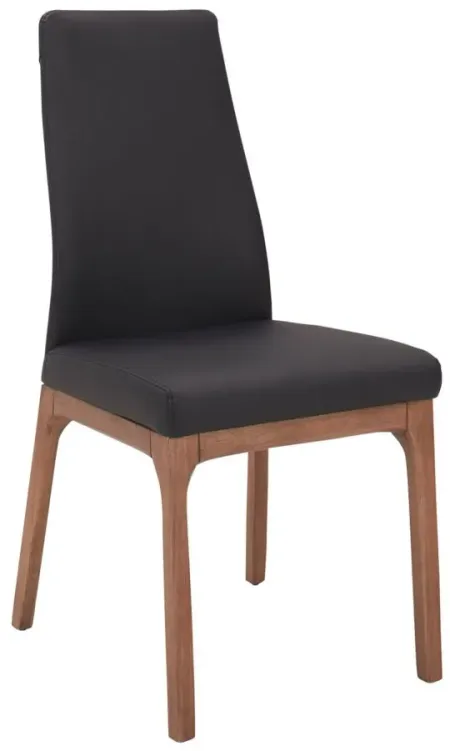 Sombra Side Chair in Black by Chintaly Imports
