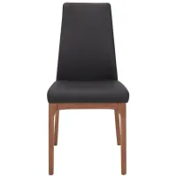Sombra Side Chair in Black by Chintaly Imports