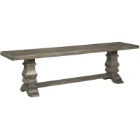 Wyndahl Dining Room Bench in Rustic Brown by Ashley Furniture