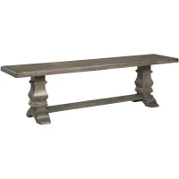Wyndahl Dining Room Bench in Rustic Brown by Ashley Furniture