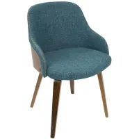 Bacci Chair in Teal by Lumisource
