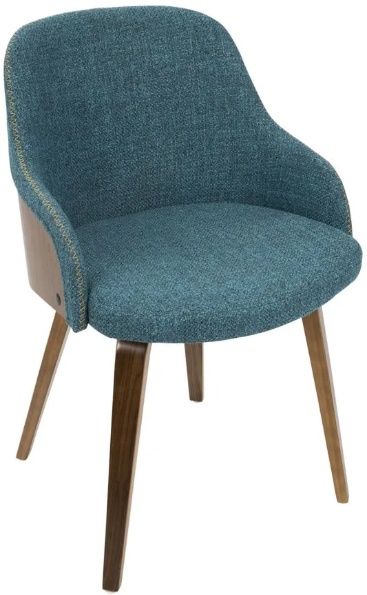 Bacci Chair in Teal by Lumisource