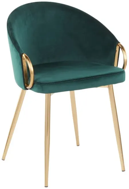 Claire Chair in Green by Lumisource