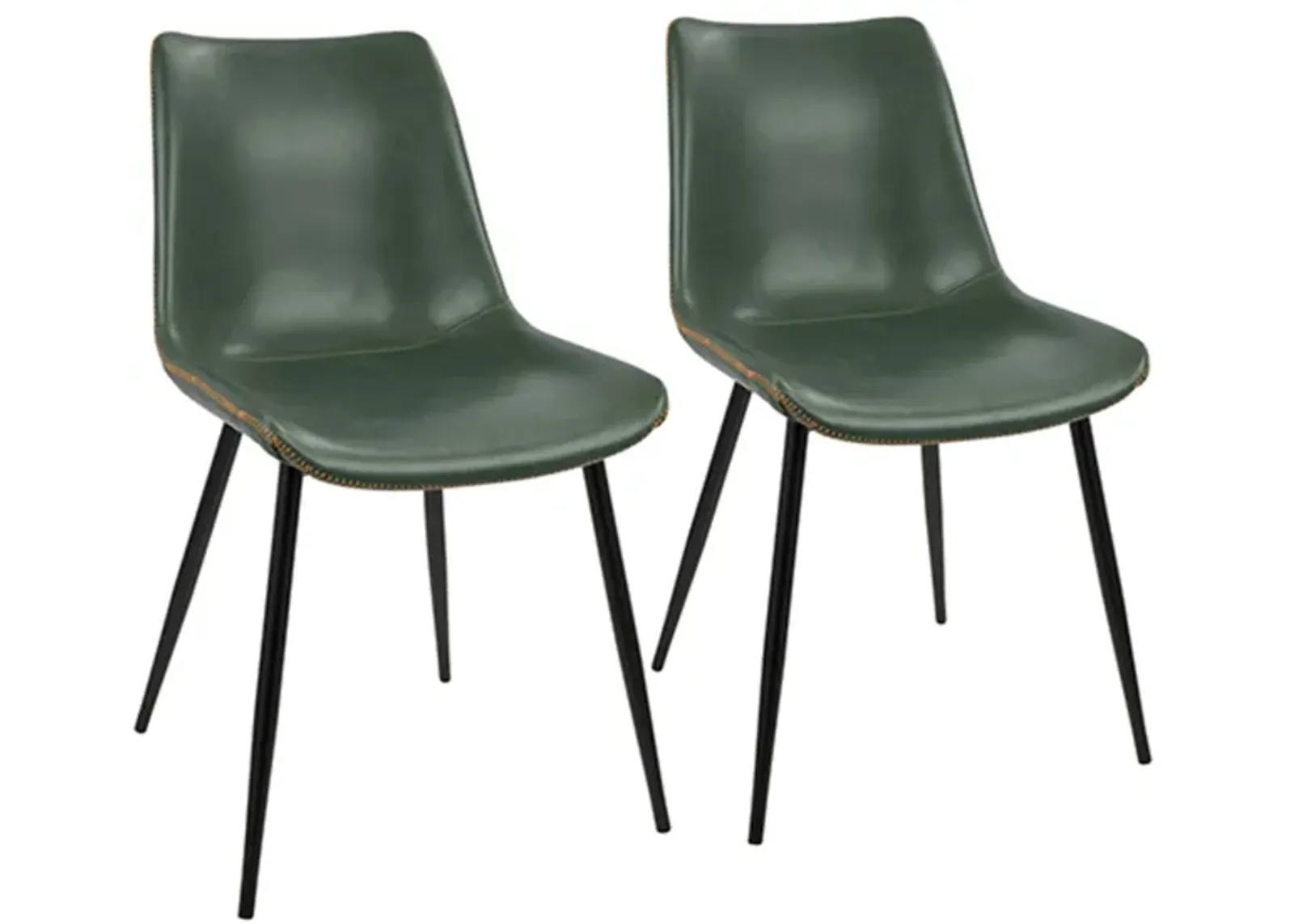 Durango Dining Chair - Set of 2 in Green by Lumisource