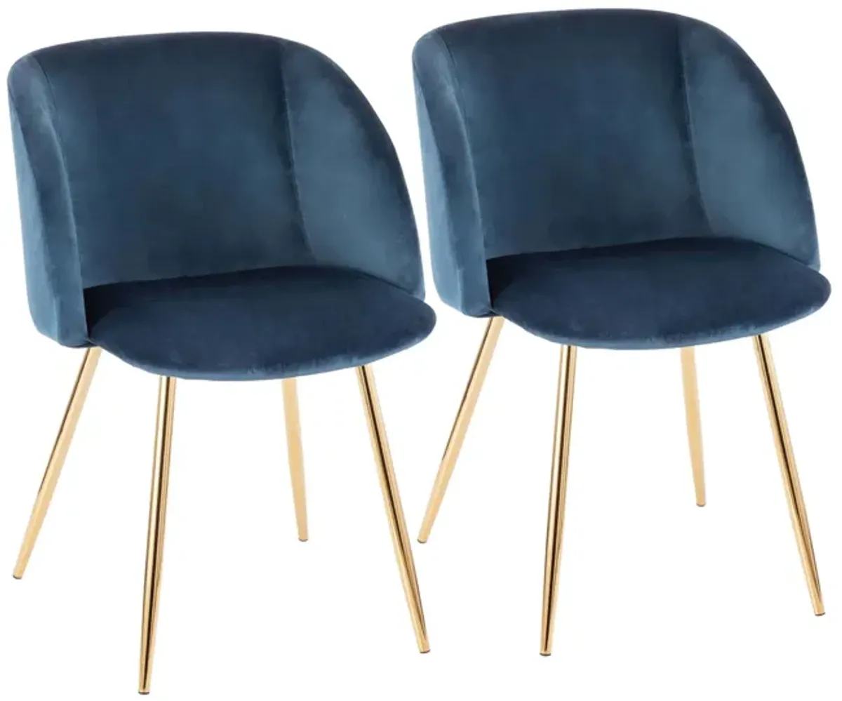 Fran Chair - Set of 2 in Blue by Lumisource