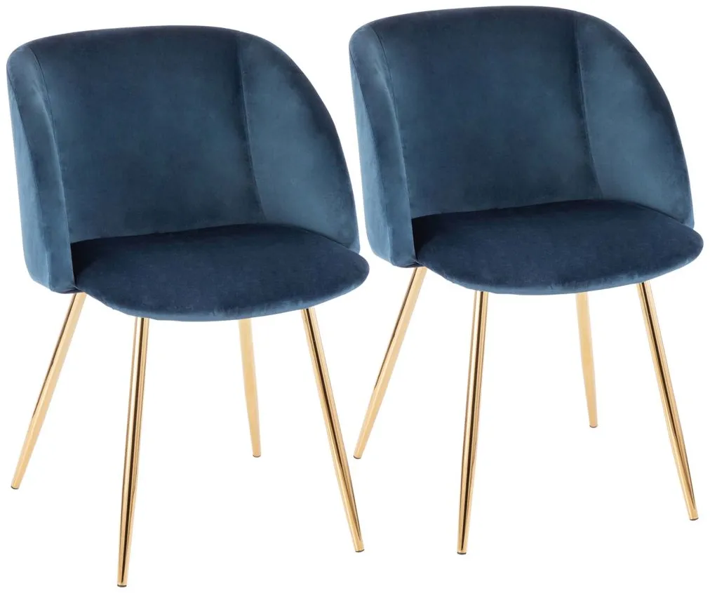 Fran Chair - Set of 2 in Blue by Lumisource