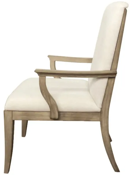 Torrin Upholstered Dining Armchair in Natural by Riverside Furniture