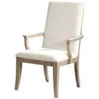 Torrin Upholstered Dining Armchair in Natural by Riverside Furniture