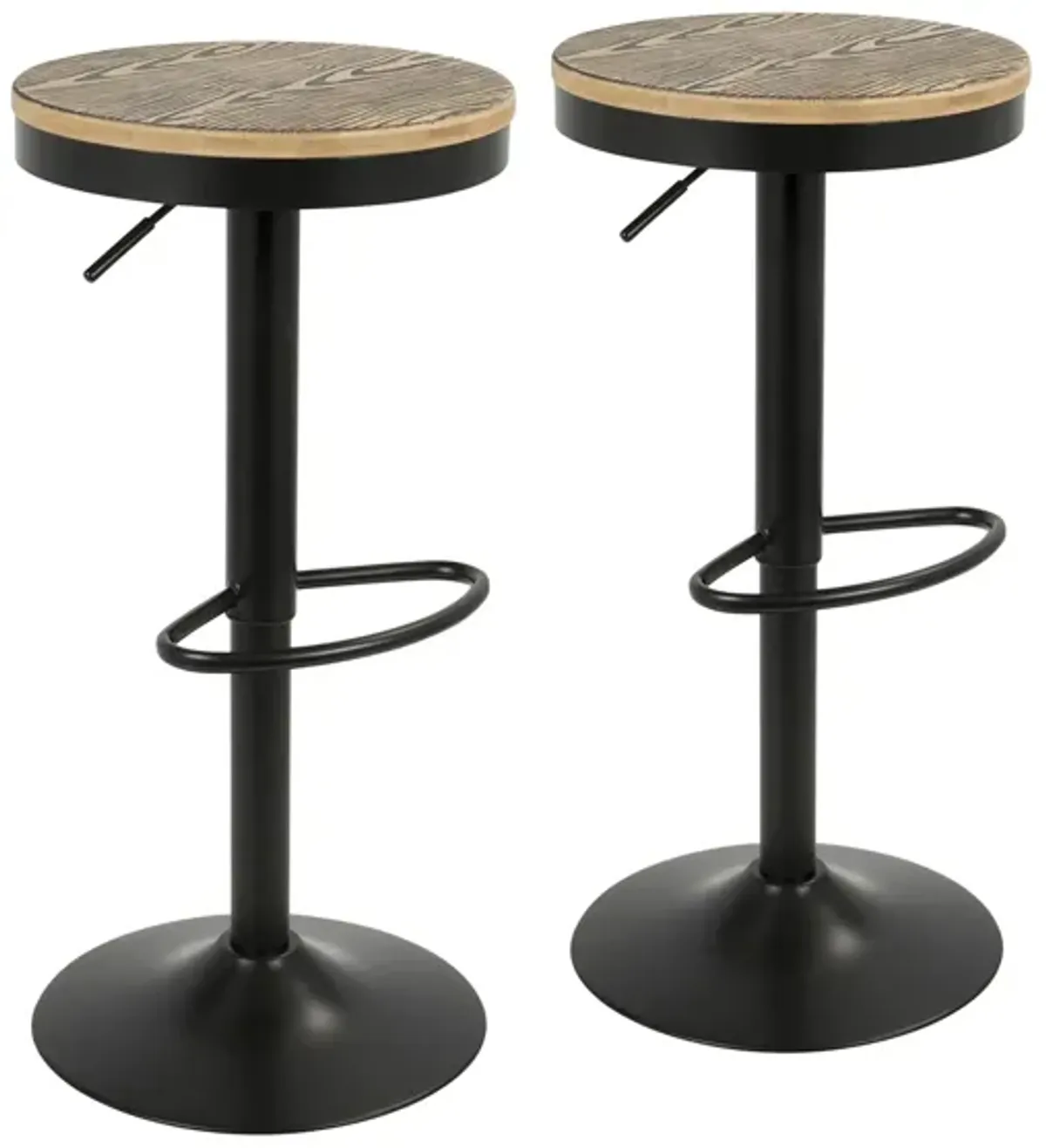 Dakota Adjustable Barstool - Set of 2