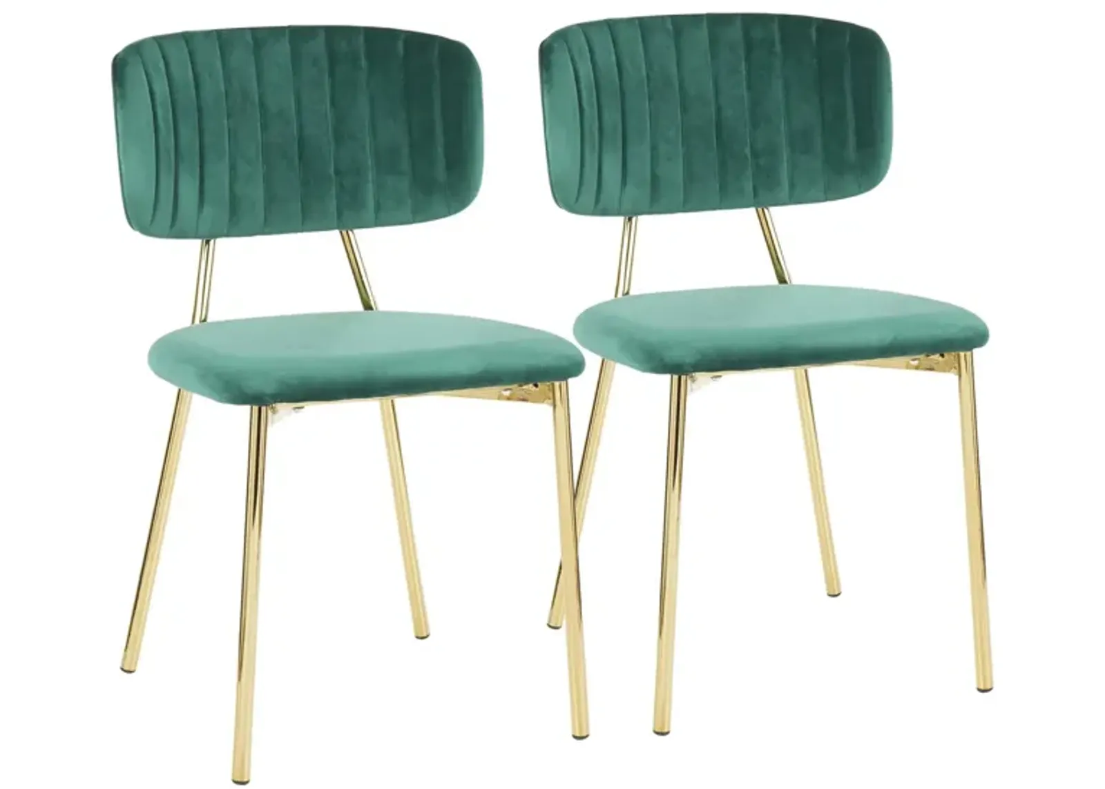 Bouton Chair - Set of 2 in Green by Lumisource