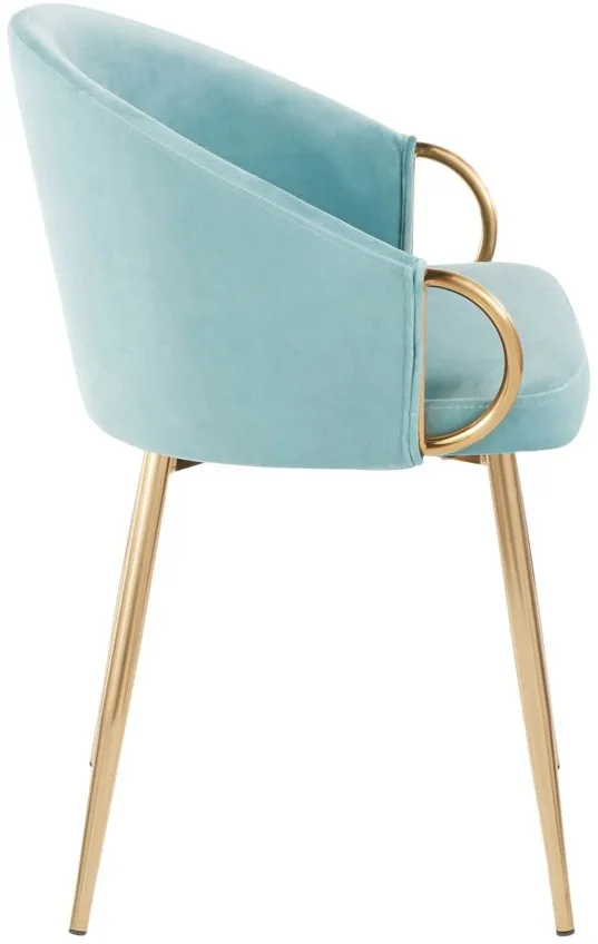 Claire Chair in Blue by Lumisource