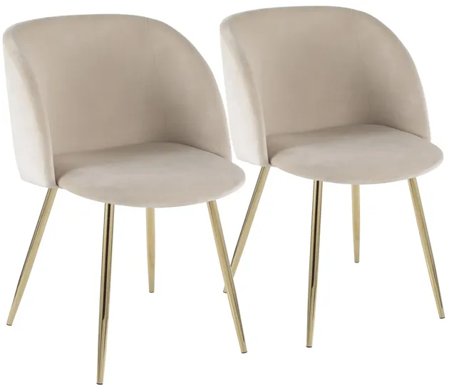 Fran Chair - Set of 2 in Cream by Lumisource