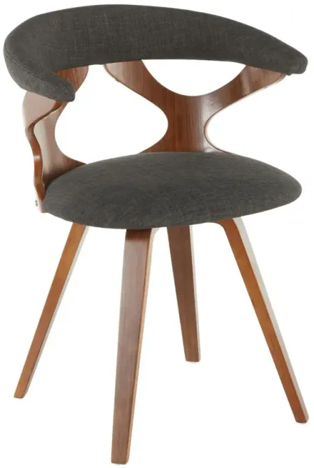 Gardenia Chair in Charcoal by Lumisource