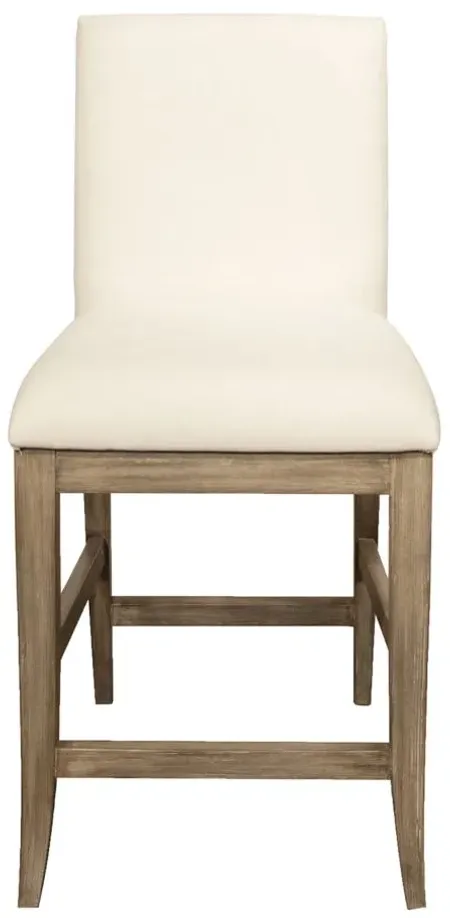 Torrin Upholstered Counter Stool in Natural by Riverside Furniture