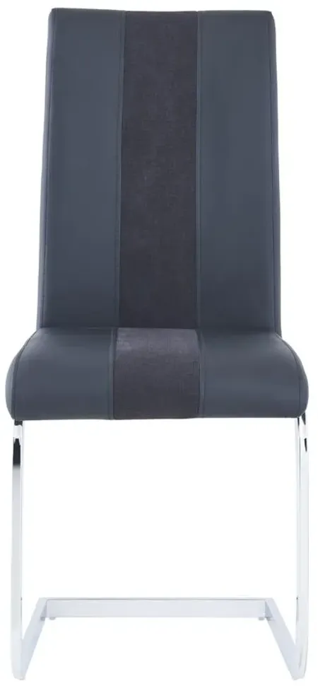 Maritza Black Dining Chair in Black by Global Furniture Furniture USA