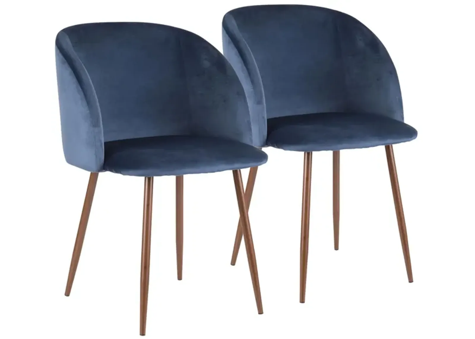 Fran Chair - Set of 2 in Blue by Lumisource