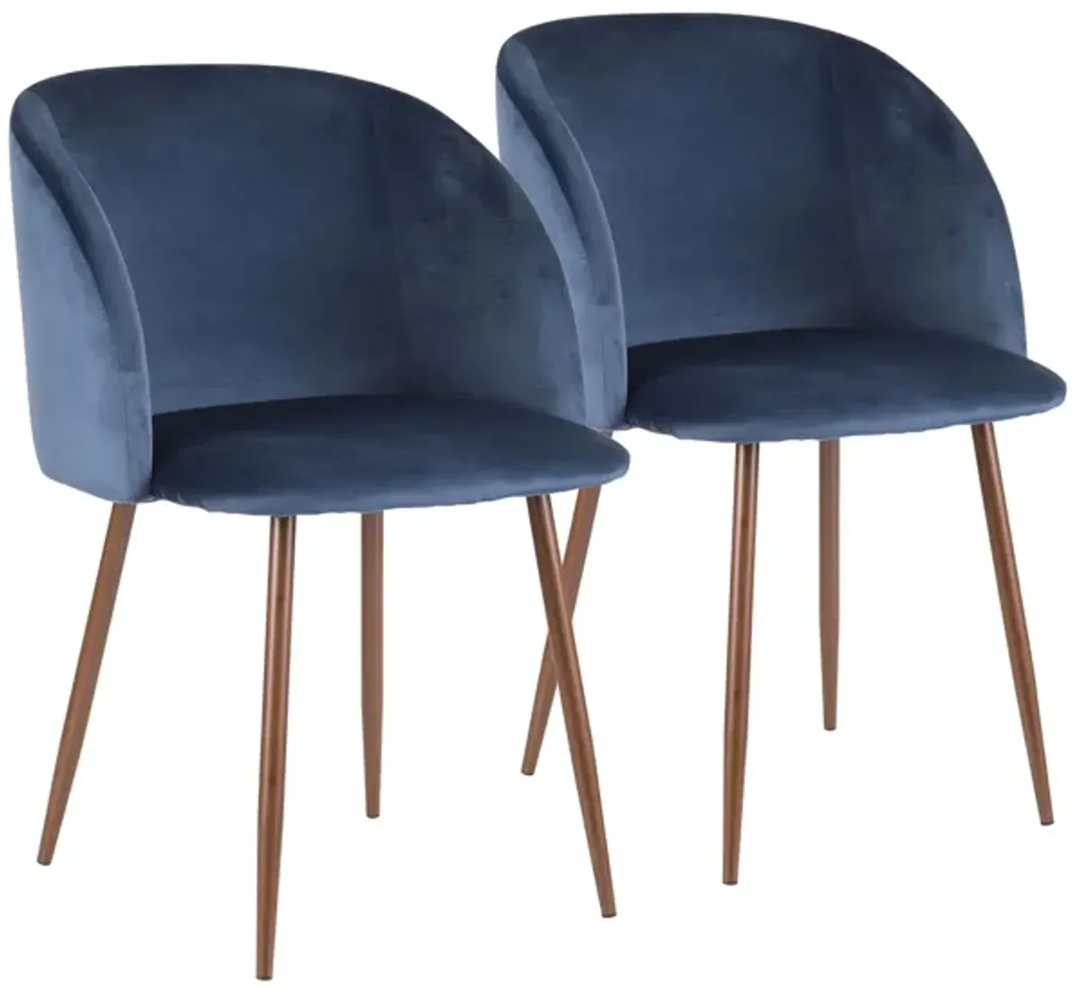 Fran Chair - Set of 2 in Blue by Lumisource