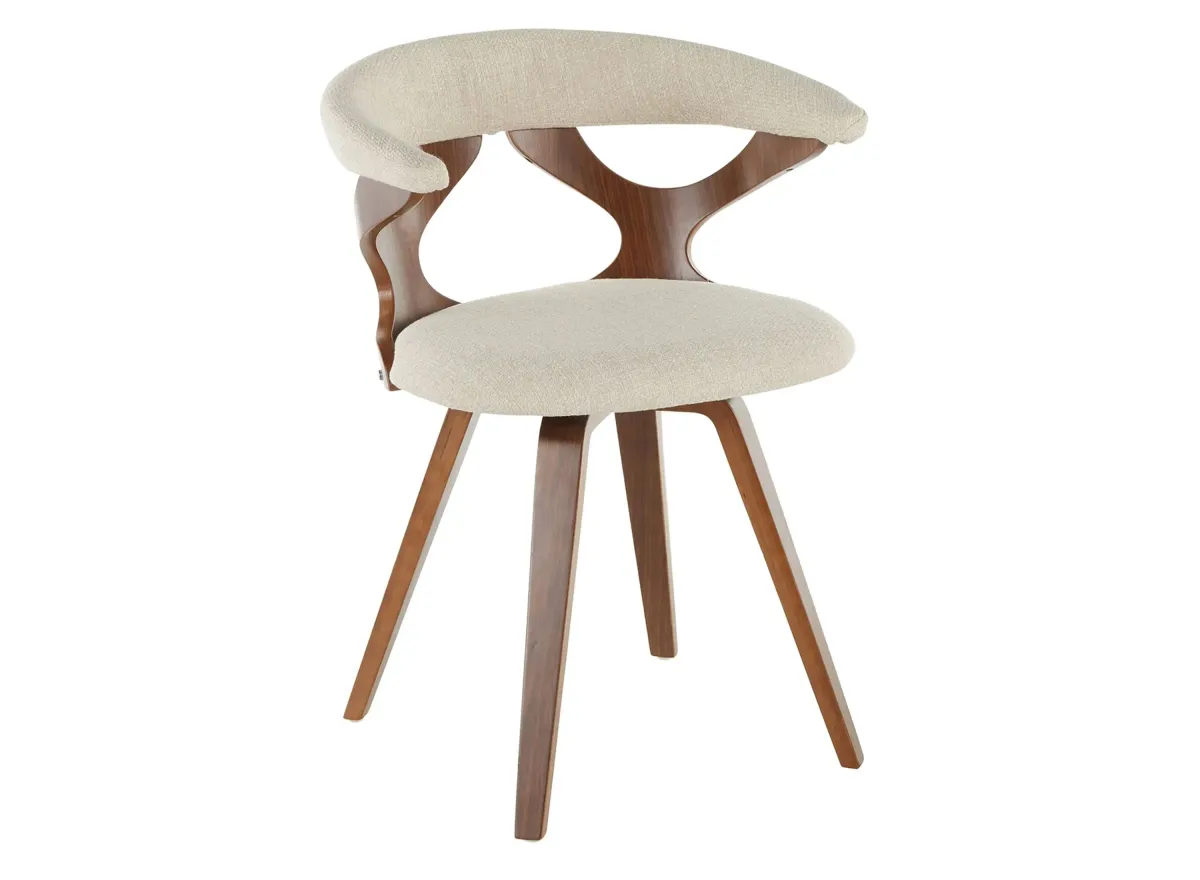 Gardenia Chair in Cream by Lumisource