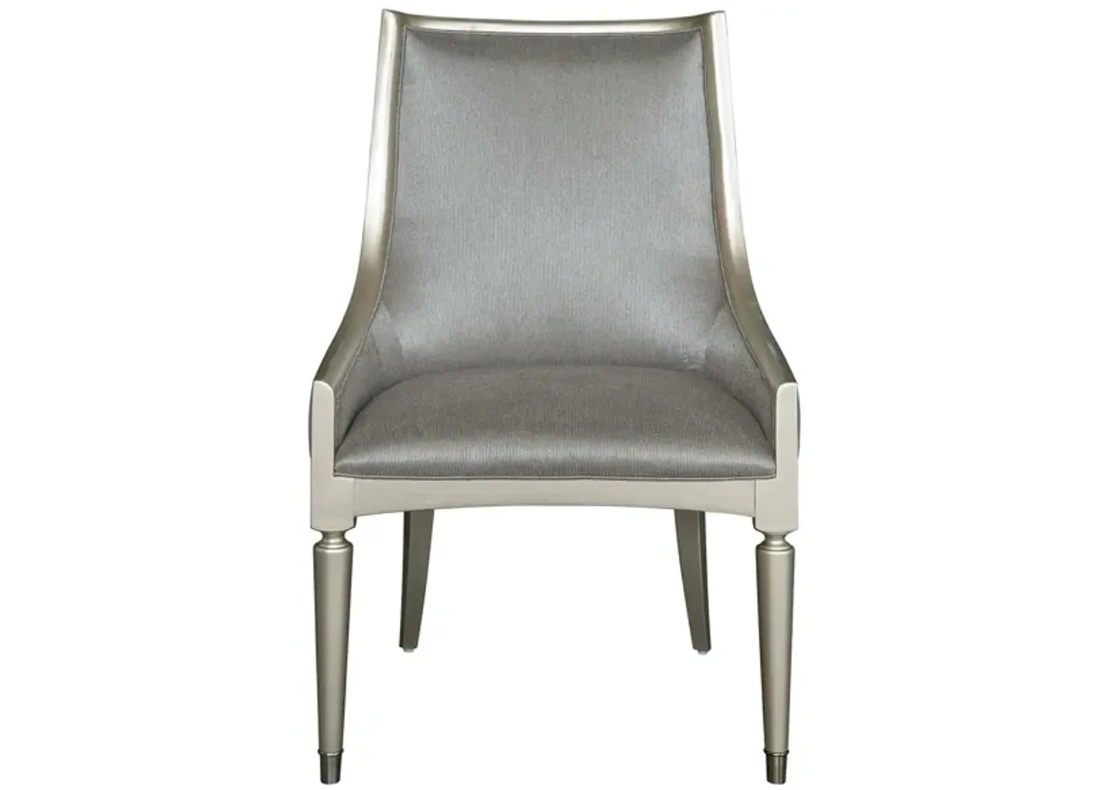 Zoey Arm Chair Set of 2 in Silver by Home Meridian International