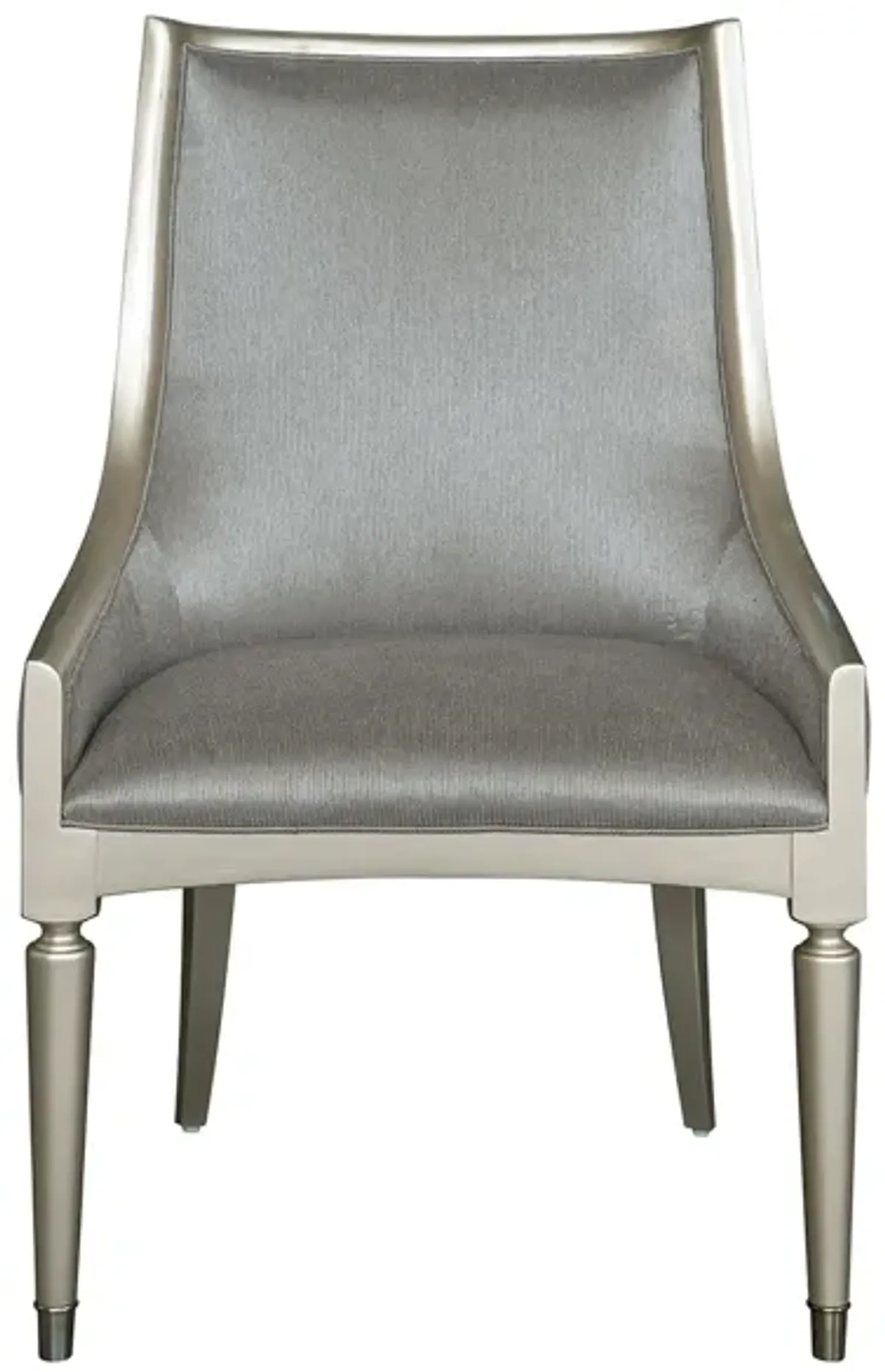 Zoey Arm Chair Set of 2 in Silver by Home Meridian International