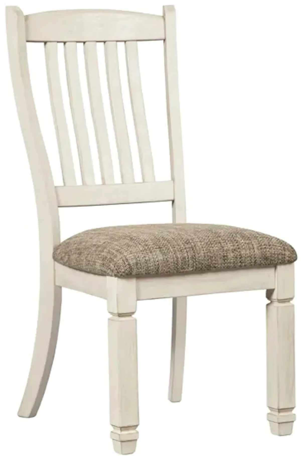 Aspen Rake-Back Dining Chair in Light Brown / Antique White by Ashley Furniture