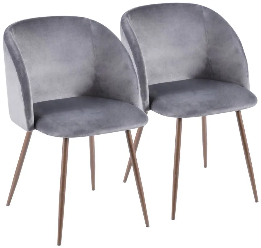 Fran Chair - Set of 2 in Grey by Lumisource