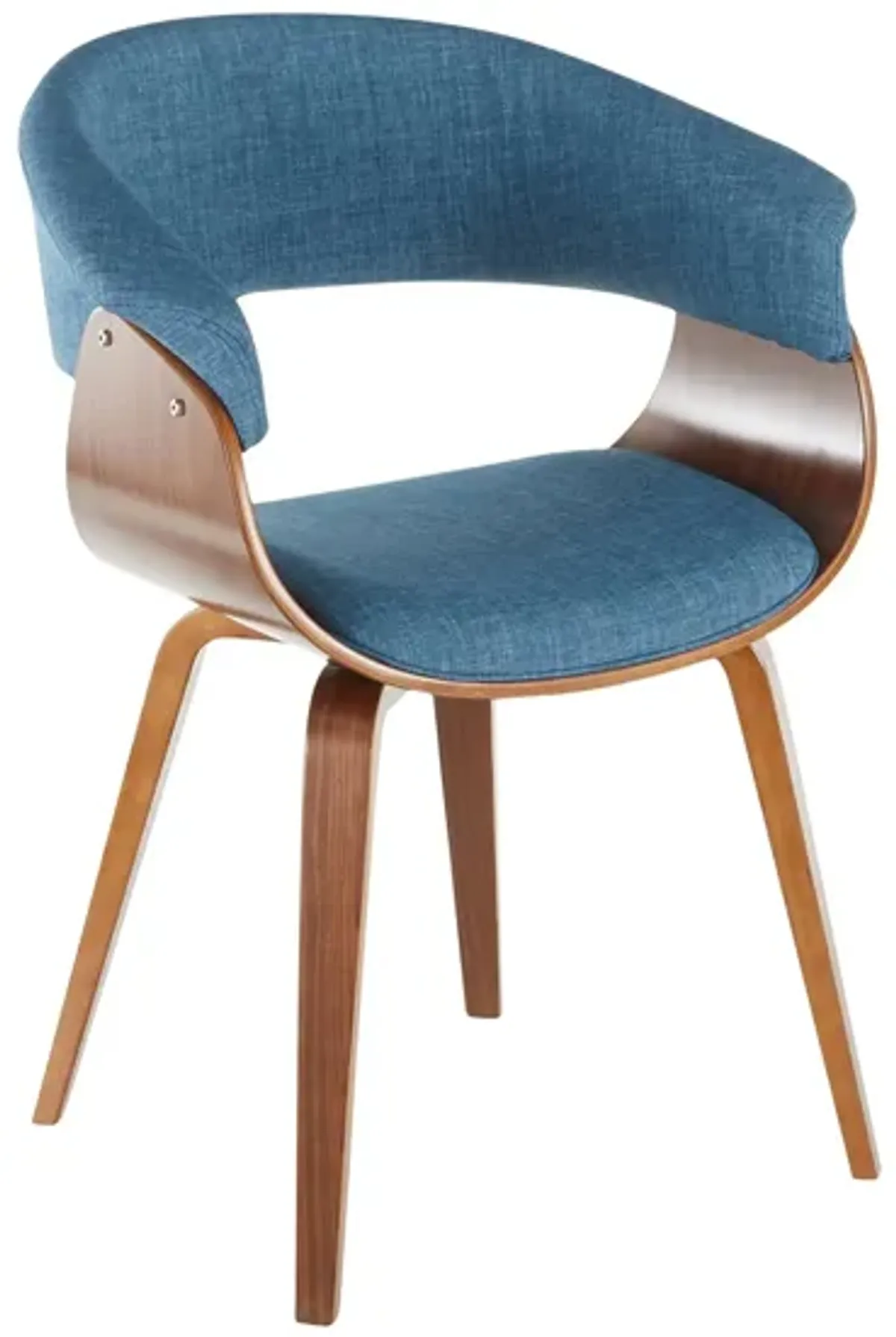 Vintage Mod Chair in Blue by Lumisource