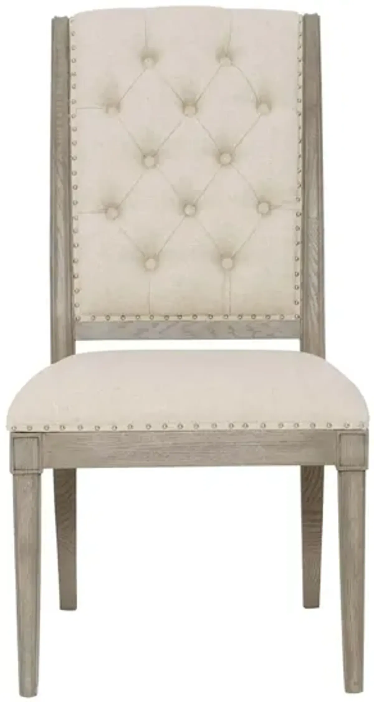 Marquesa Upholstered Side Chair in Gray Cashmere by Bernhardt