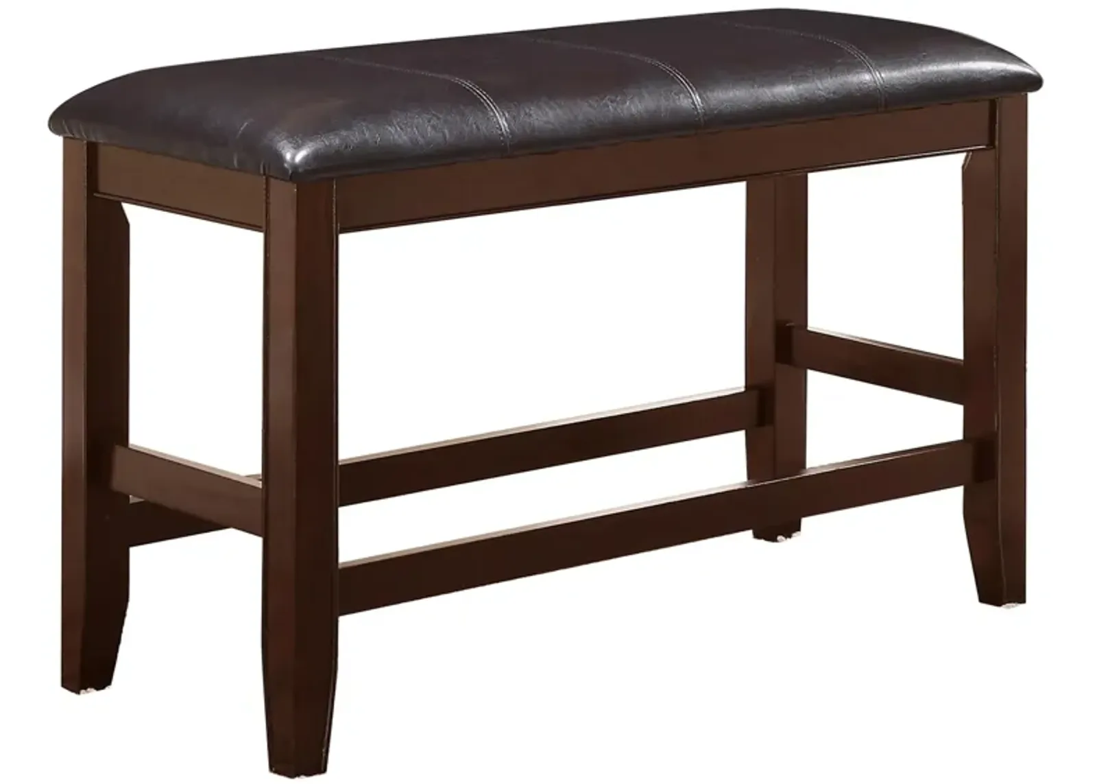 Fulton Counter-Height Dining Bench in Espresso by Crown Mark