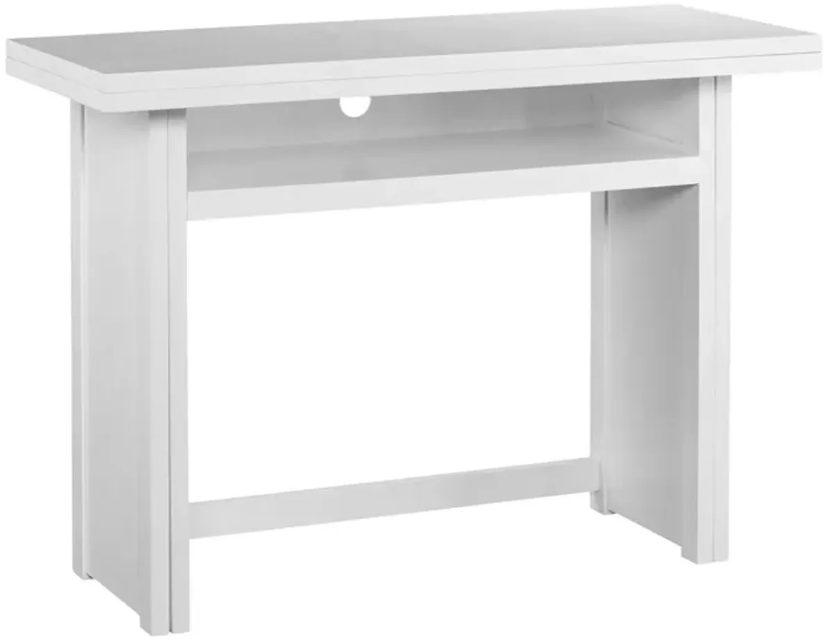 Kaylani Console/Dining Table in White by SEI Furniture