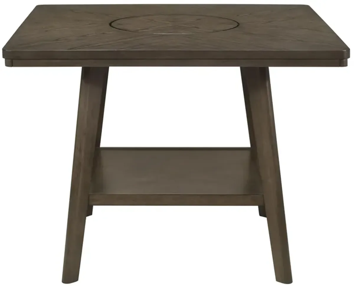 Ember Counter Height Table in Dark Grey by Crown Mark