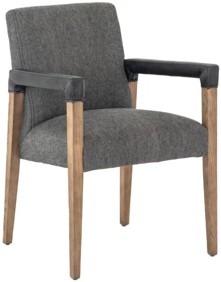 Abbott Dining Chair in Ives Black-Durango Smoke by Four Hands