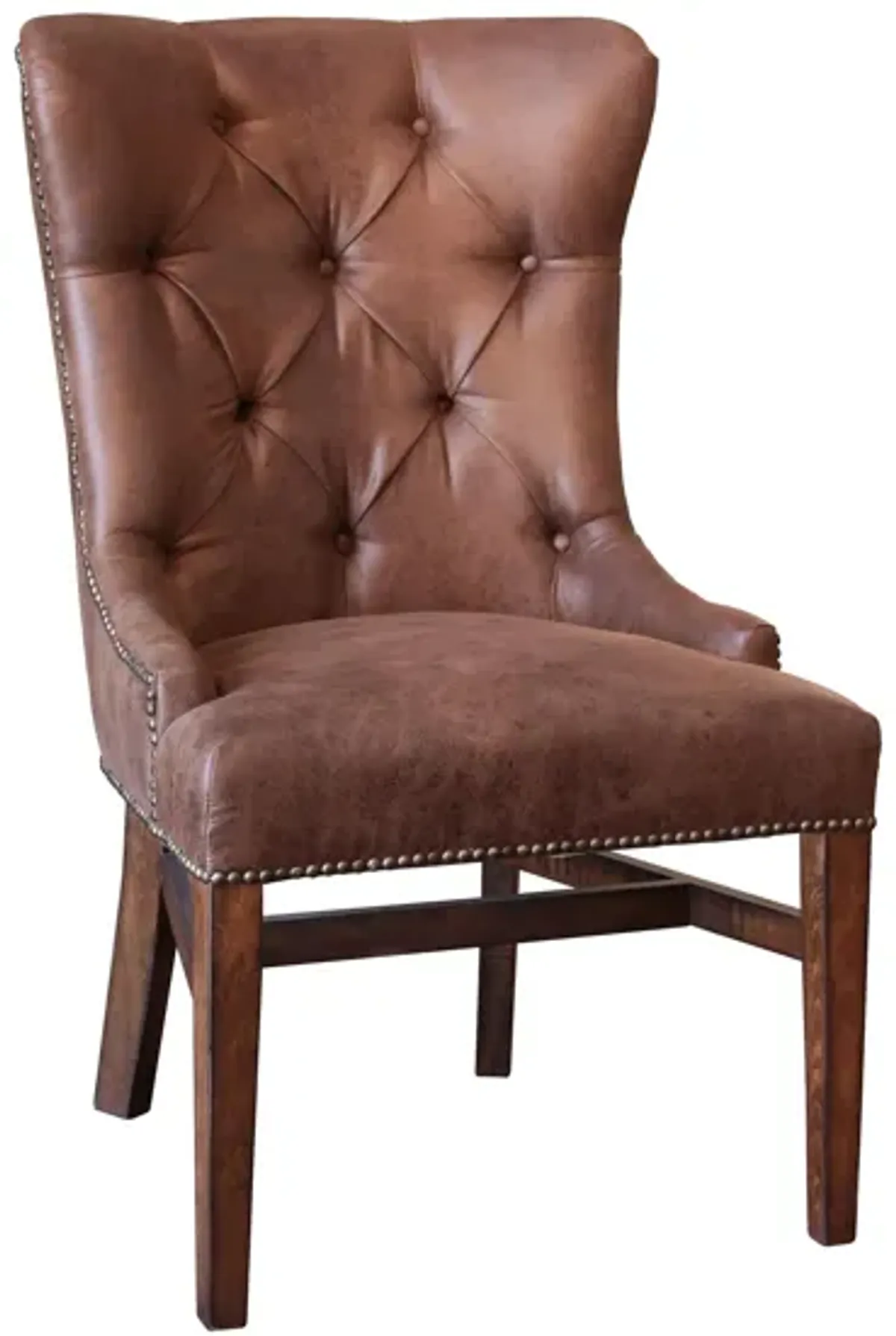 Terra Upholstered Dining Chair in Chocolate by International Furniture Direct