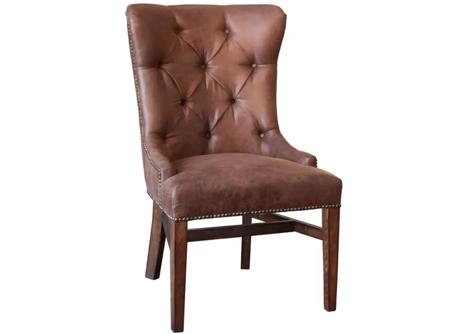 Terra Upholstered Dining Chair in Chocolate by International Furniture Direct