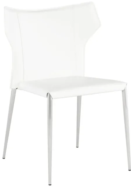 Wayne Dining Chair in WHITE by Nuevo